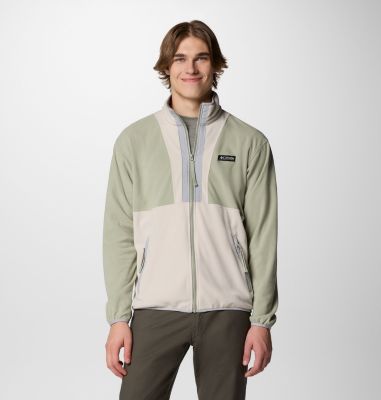 Men's Backbowl II Lightweight Fleece Jacket, Color: Safari, Dark Stone, image 1