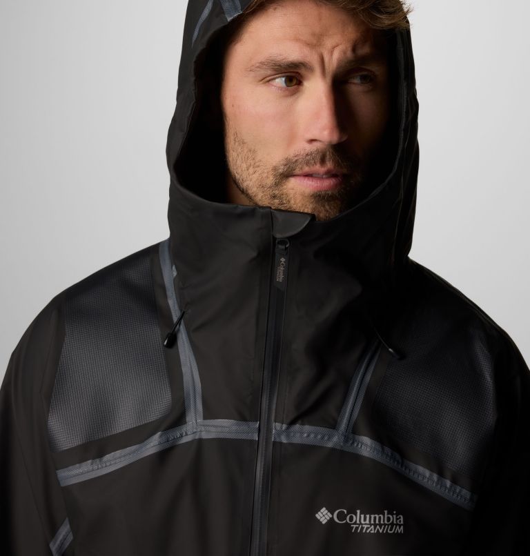 Men's Whistler Peak Shell Jacket, Color: Black, image 5