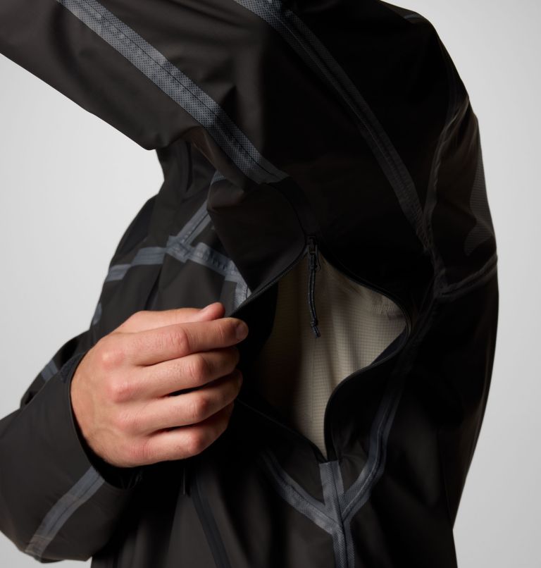 Men's Whistler Peak Shell Jacket, Color: Black, image 7