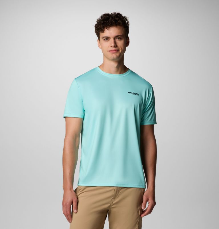 Men's Terminal Tackle PFG X Bentley T-Shirt, Color: Gulf Stream, PFG Bentley Tarpon Head, image 3