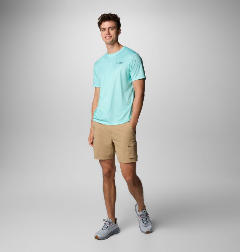 Men's Terminal Tackle PFG X Bentley T-Shirt, Color: Gulf Stream, PFG Bentley Tarpon Head, image 2