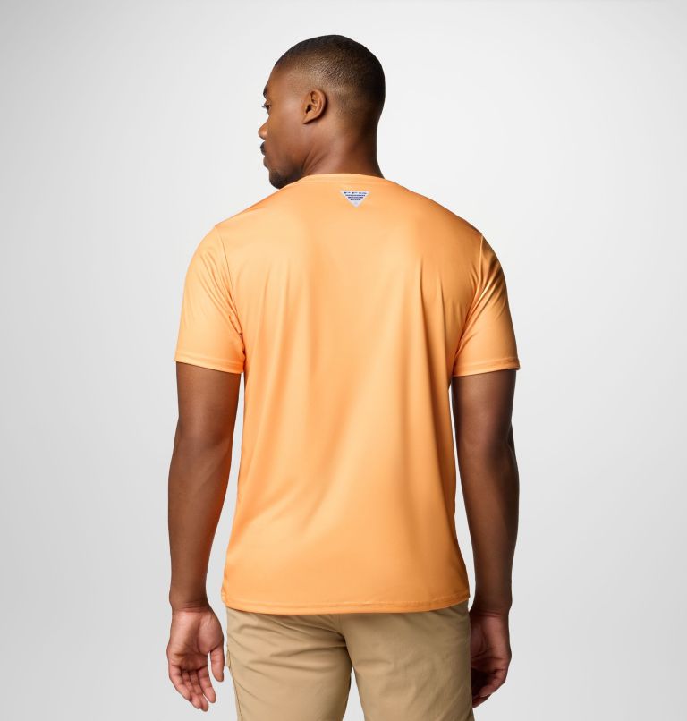 Camiseta Terminal Tackle PFG X Bentley para hombre, Color: Summer Orange, PFG Bentley Crab, image 3