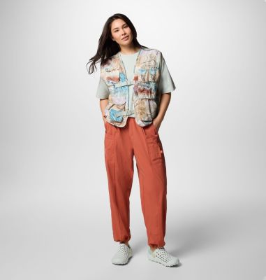 Gilet Imprimé Cove Beach Unisexe, Color: Cool Green Coastal, image 4