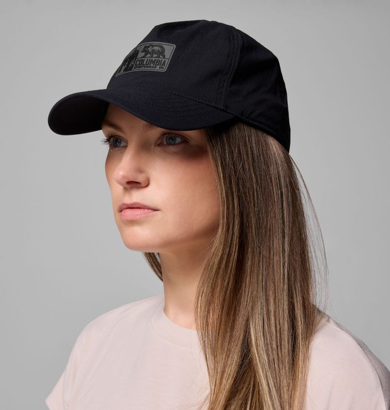 Alta Crest 3D Stretch Snap Back Ball Cap, Color: Black, Columbia Bear Rectangle, image 5