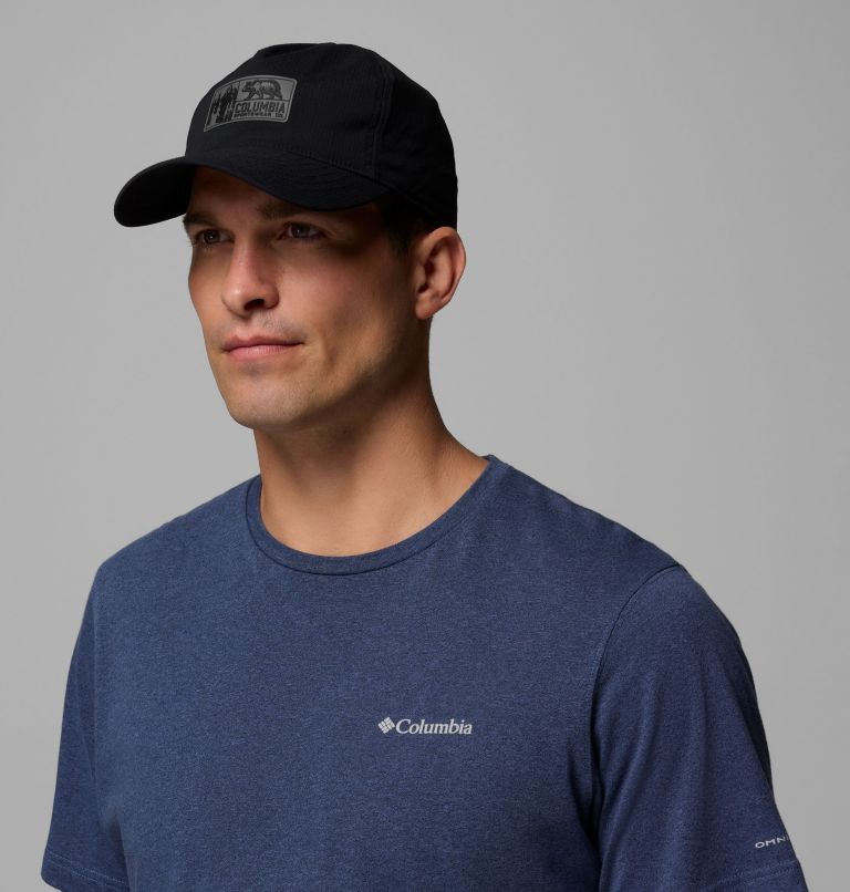 Alta Crest 3D Stretch Snap Back Ball Cap, Color: Black, Columbia Bear Rectangle, image 3