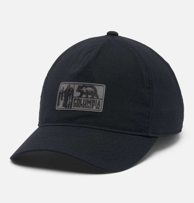 Alta Crest 3D Stretch Snap Back Ball Cap, Color: Black, Columbia Bear Rectangle, image 1