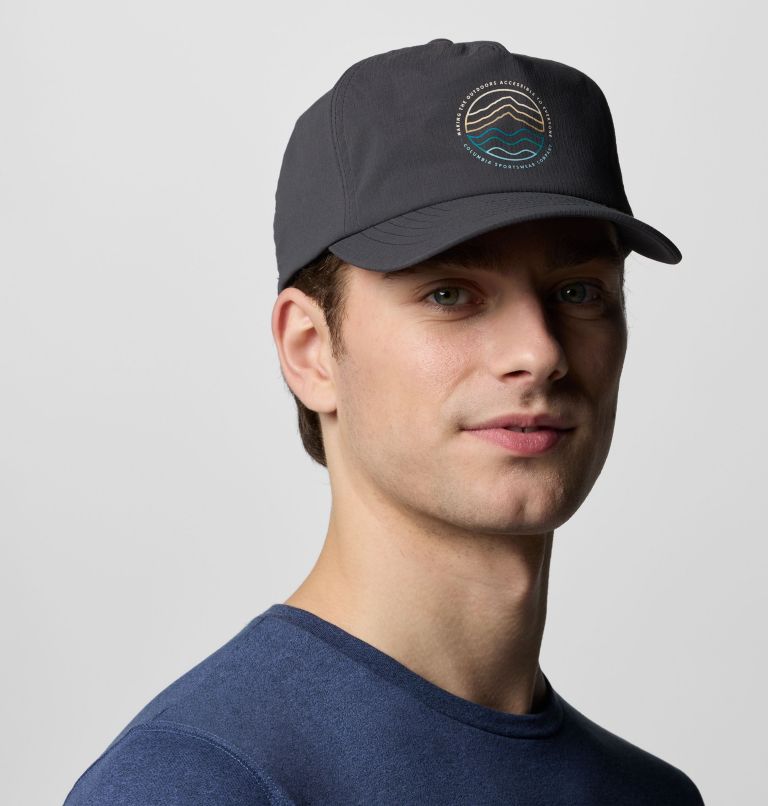 Alta Crest 3D Stretch Snap Back Ball Cap, Color: Shark, Peaked Lifestyle, image 2