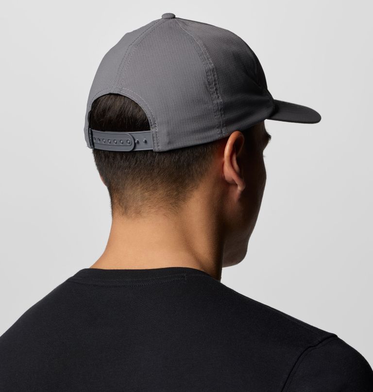 Alta Crest 3D Stretch Snap Back Ball Cap, Color: City Grey, Peaked Lifestyle, image 4