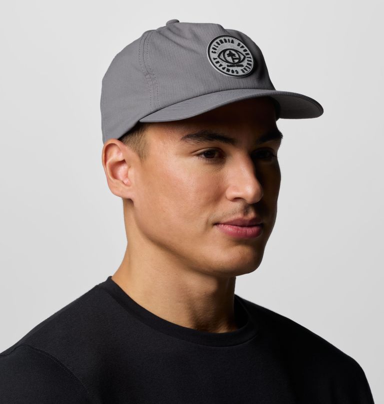 Alta Crest 3D Stretch Snap Back Ball Cap, Color: City Grey, Peaked Lifestyle, image 3