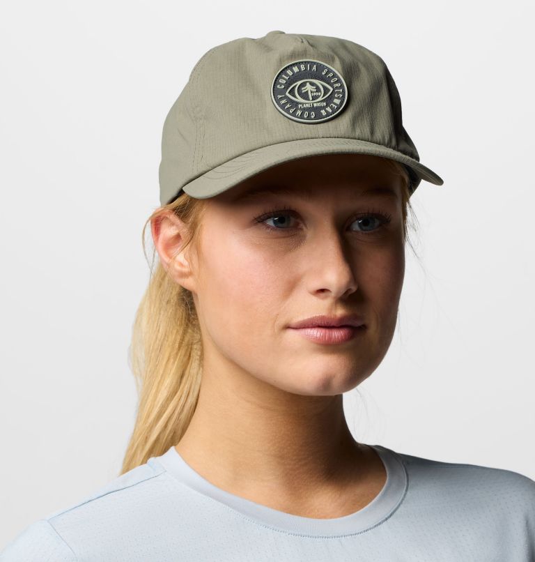 Alta Crest 3D Stretch Snap Back Ball Cap, Color: Stone Green, Peaked Lifestyle, image 5