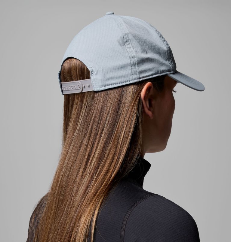 Alta Crest 3D Stretch Snap Back Ball Cap, Color: Crushed Blue, Columbia Bear Rectangle, image 6