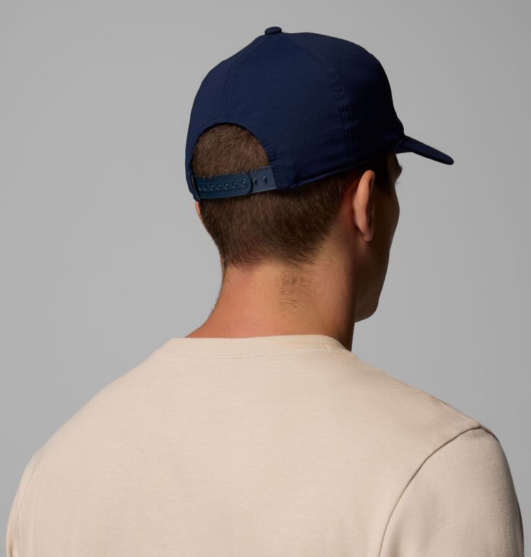 Alta Crest 3D Stretch Snap Back Ball Cap, Color: Collegiate Navy, Columbia Bear Rectangle, image 4