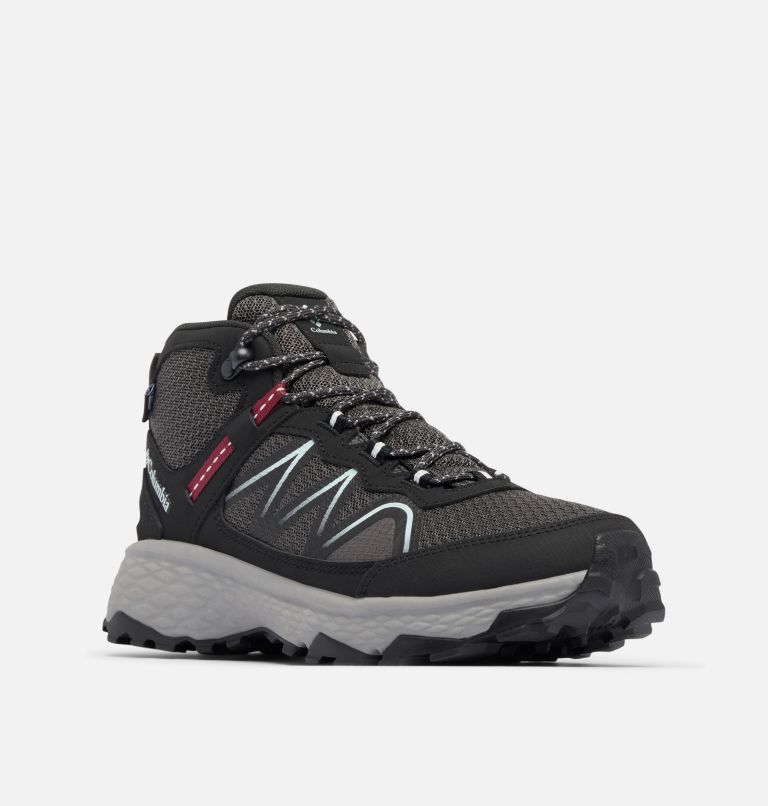 Women's Peakfreak Rush Mid OutDry Shoe, Color: Dark Grey, Deep Madeira, image 3