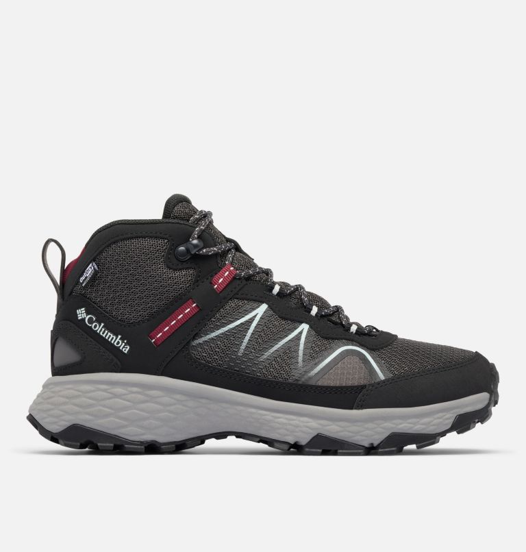 Women's Peakfreak Rush Mid OutDry Shoe, Color: Dark Grey, Deep Madeira, image 1
