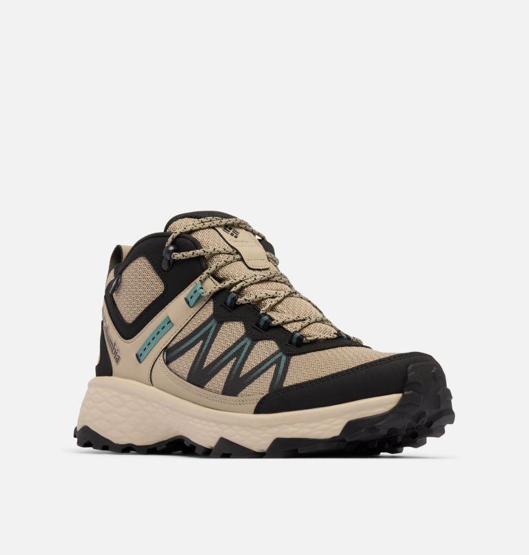 Men's Peakfreak Rush Mid OutDry Shoe, Color: Canvas Tan, Metal, image 3