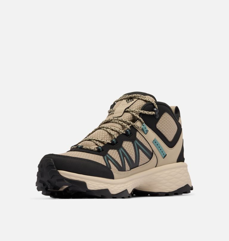 Men's Peakfreak Rush Mid OutDry Shoe, Color: Canvas Tan, Metal, image 7