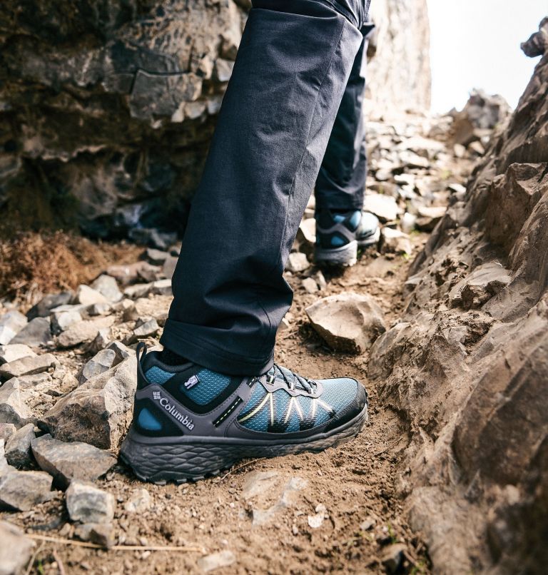 Men's Peakfreak Rush Mid OutDry Shoe, Color: Everblue, Citron Haze, image 11