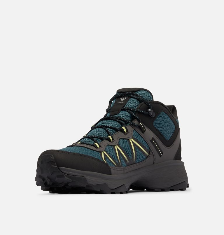 Men's Peakfreak Rush Mid OutDry Shoe, Color: Everblue, Citron Haze, image 7