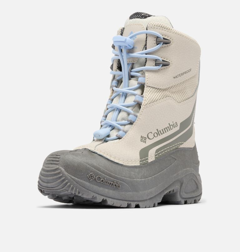 Big Kids' Bugaboot Plus V Omni-Heat Boot, Color: Fawn, Faded Sky, image 7