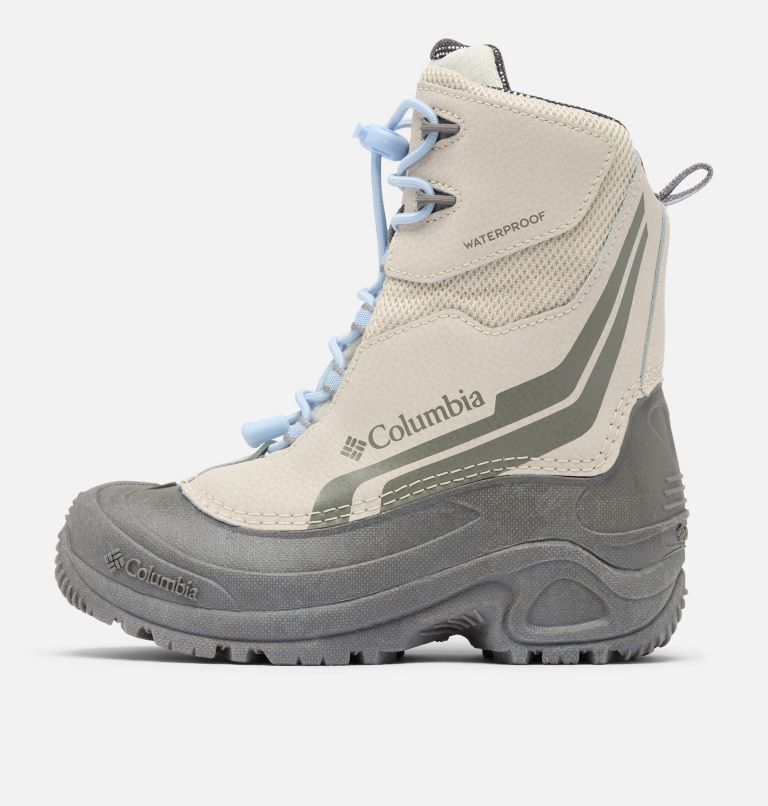 Big Kids' Bugaboot Plus V Omni-Heat Boot, Color: Fawn, Faded Sky, image 6