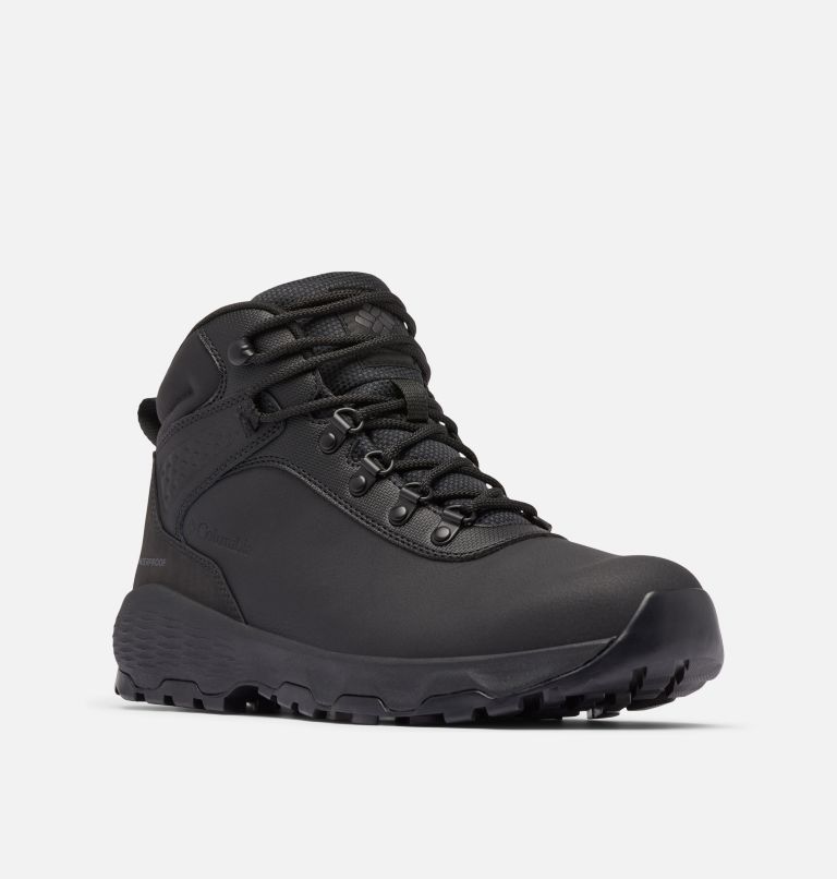 Men's Newton Wander LTR Boot, Color: Black, Shark, image 3