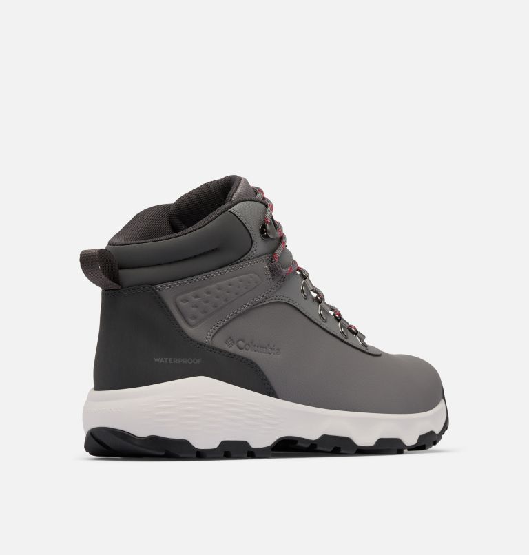Men's Newton Wander LTR Boot, Color: City Grey, Mountain Red, image 9