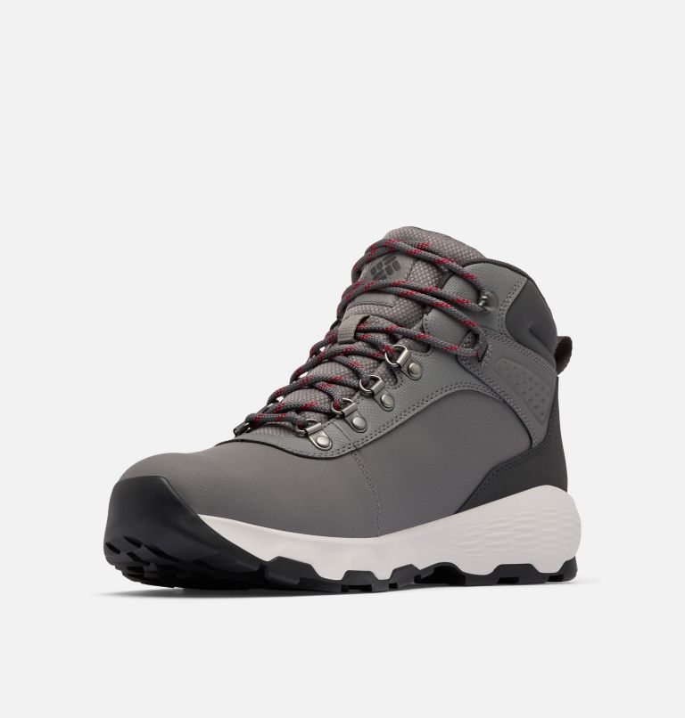 Men's Newton Wander LTR Boot, Color: City Grey, Mountain Red, image 6