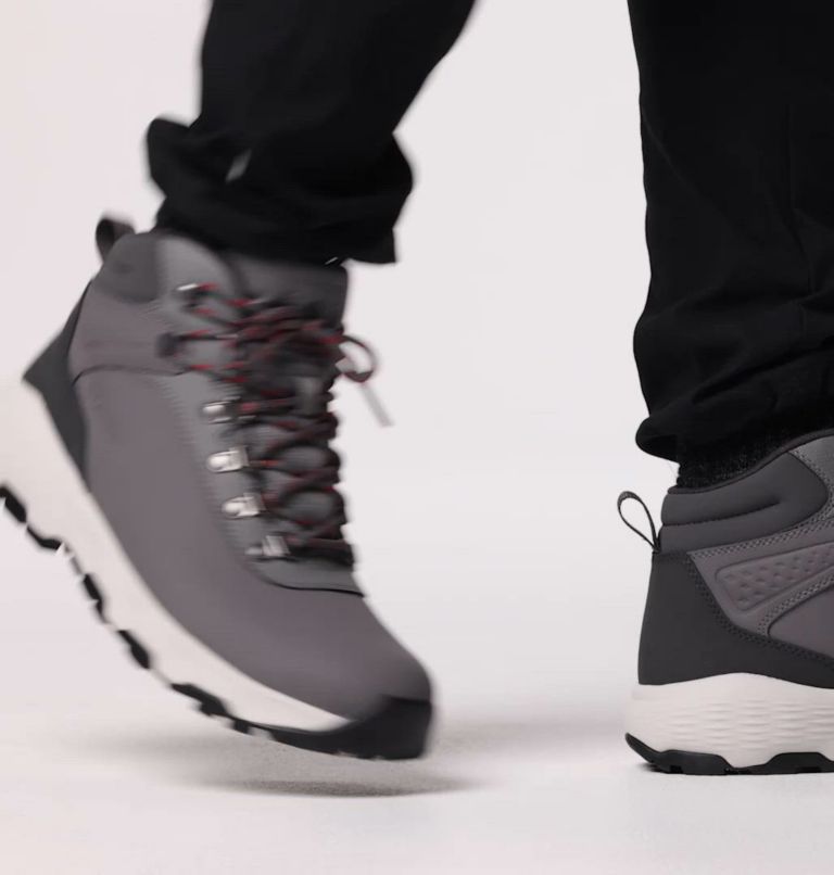Men's Newton Wander LTR Boot, Color: City Grey, Mountain Red