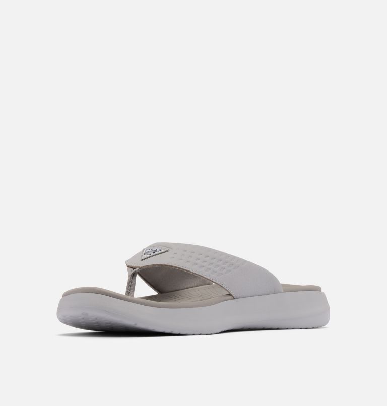 Men's Boatside Fish Flip Flop, Color: Slate Grey, Ti Titanium, image 6