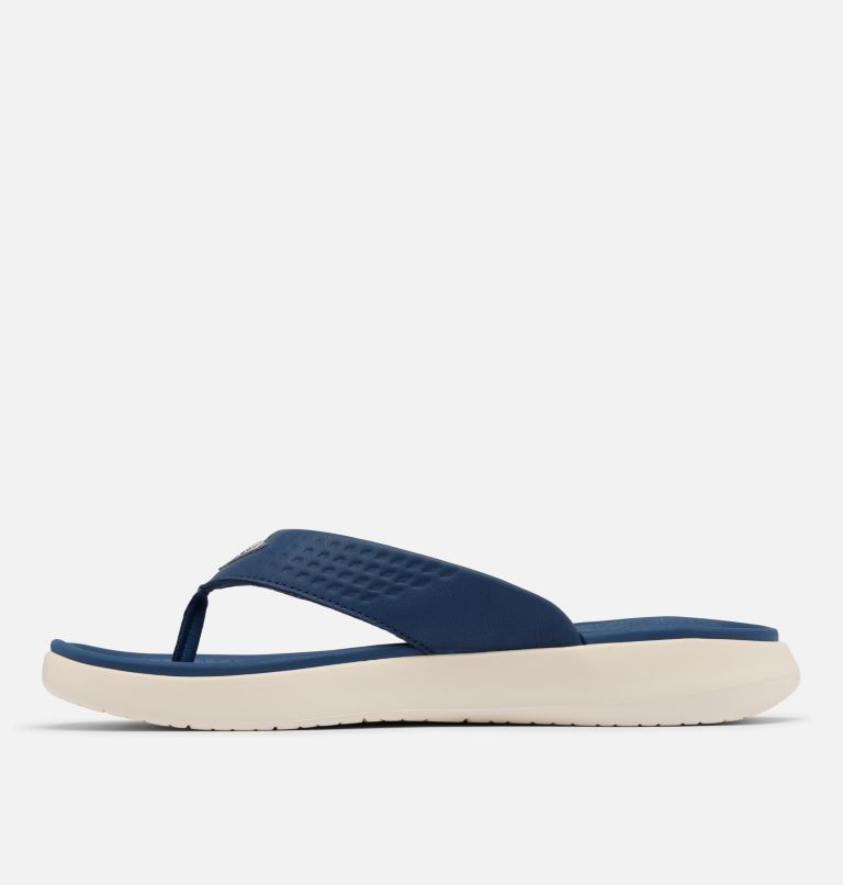 Men's Boatside Fish Flip Flop, Color: Carbon, Chalk, image 5