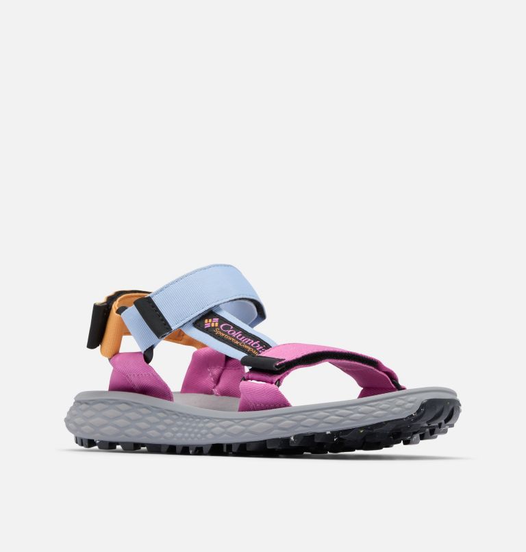 Women's Konos Globetrot Sandal, Color: Whisper, Berry Patch, image 3
