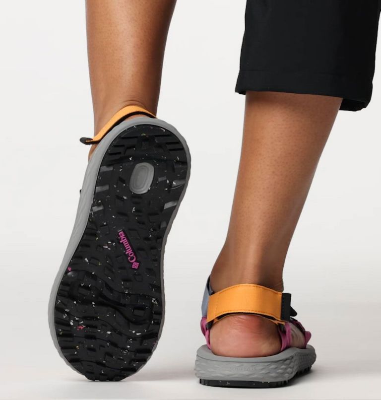Women's Konos Globetrot Sandal, Color: Whisper, Berry Patch