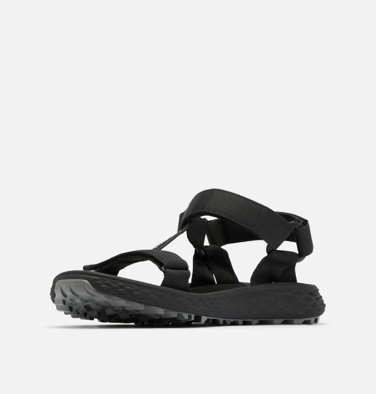 Men's Konos Globetrot Sandal, Color: Black, White, image 7
