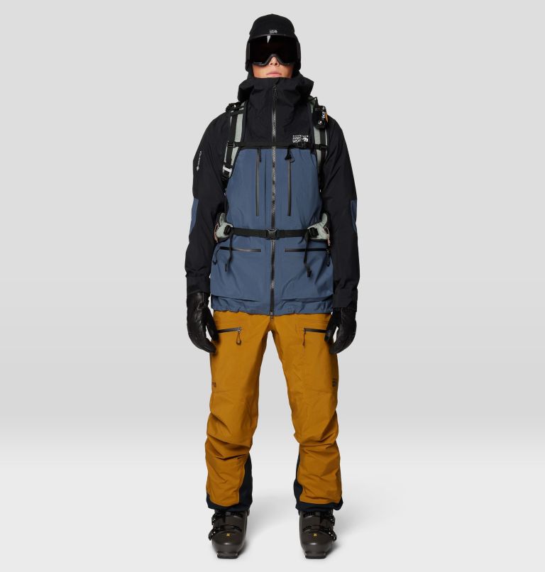 Men's Mythogen GORE-TEX PRO Bib, Color: Olive Gold, image 2