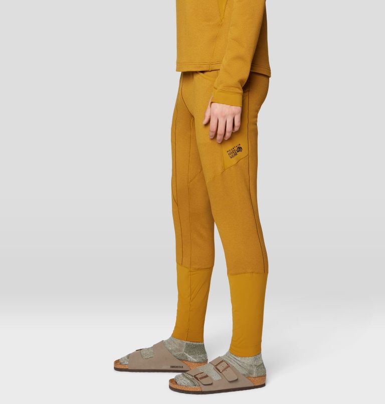 Men's Up First Tech Fleece Pant, Color: Olive Gold Heather, image 4