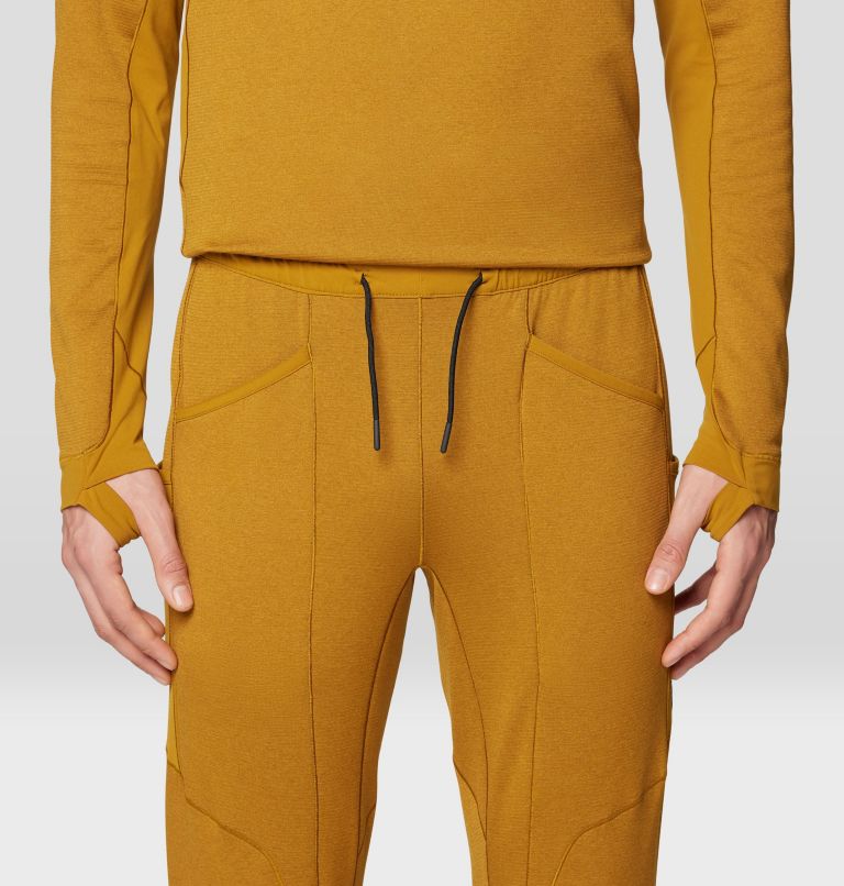 Men's Up First Tech Fleece Pant, Color: Olive Gold Heather, image 5