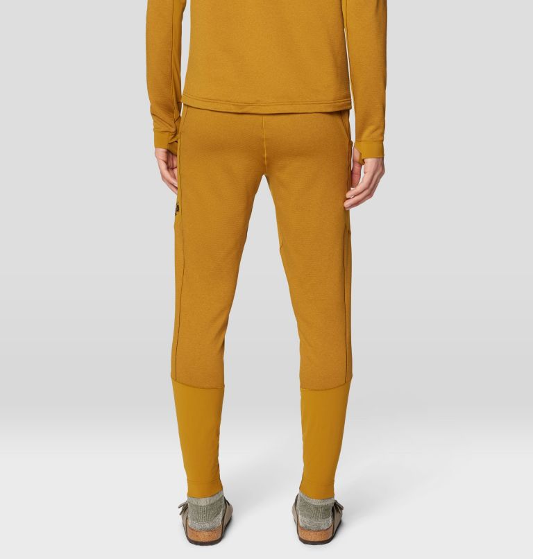 Men's Up First Tech Fleece Pant, Color: Olive Gold Heather, image 3