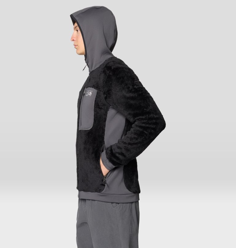 Chandail à capuchon Polartec® High Loft, Color: Black, Volcanic, image 3