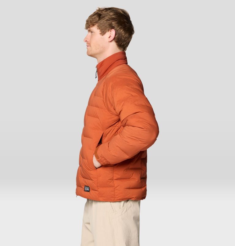 Men's Stretchdown Big Baffle Jacket, Color: Dark Copper, image 4