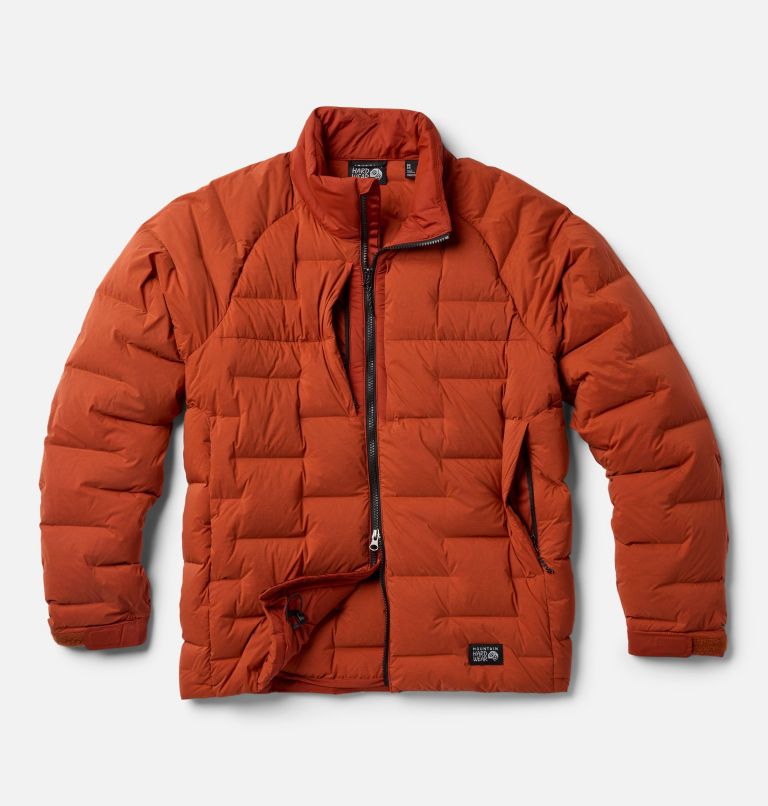 Men's Stretchdown Big Baffle Jacket, Color: Dark Copper, image 2