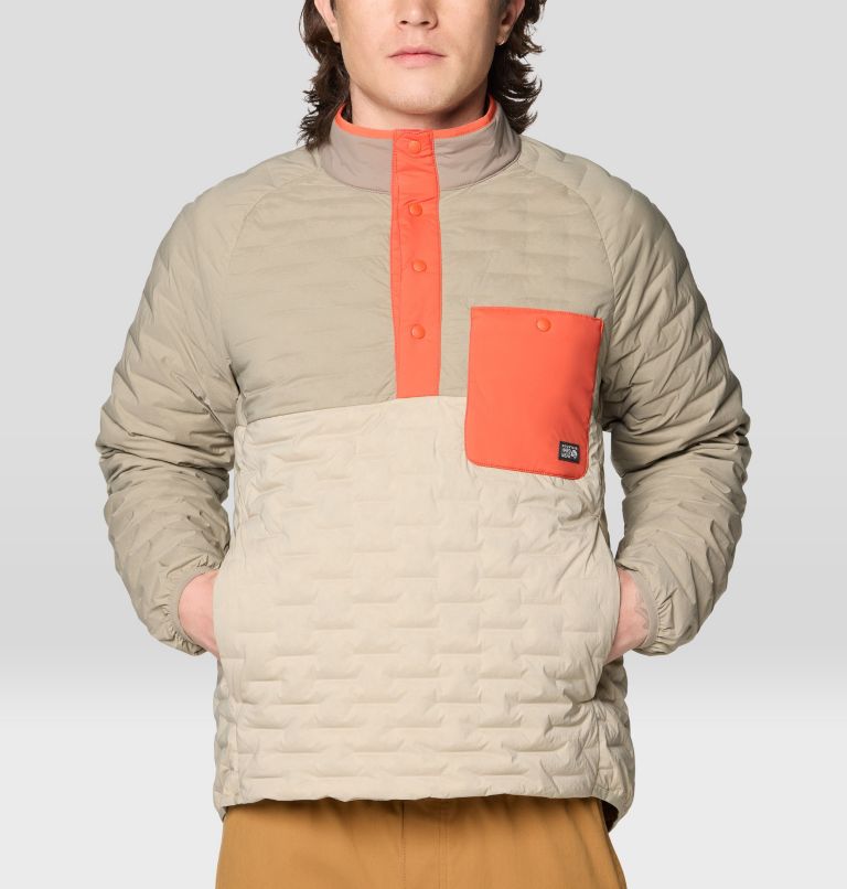 Stretchdown Light Snap Neck | 366 | L, Color: Badlands, Dunes, Aspect, image 5