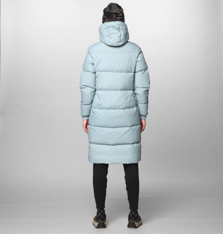 Women's Nevadan Down Long Parka, Color: Ice Shadow