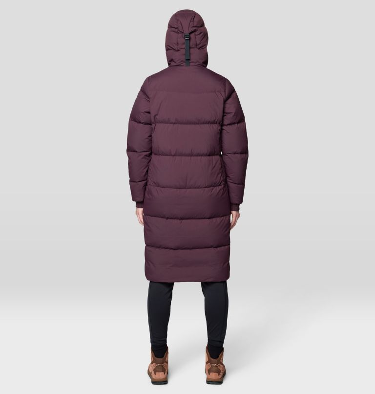 Women's Nevadan Down Long Parka, Color: Blackberry, image 2