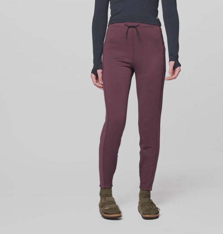 Women's Up First Tech Fleece Pant, Color: Blackberry