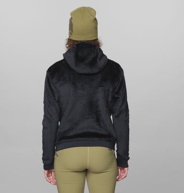 Women's Polartec® High Loft Hooded Jacket, Color: Black