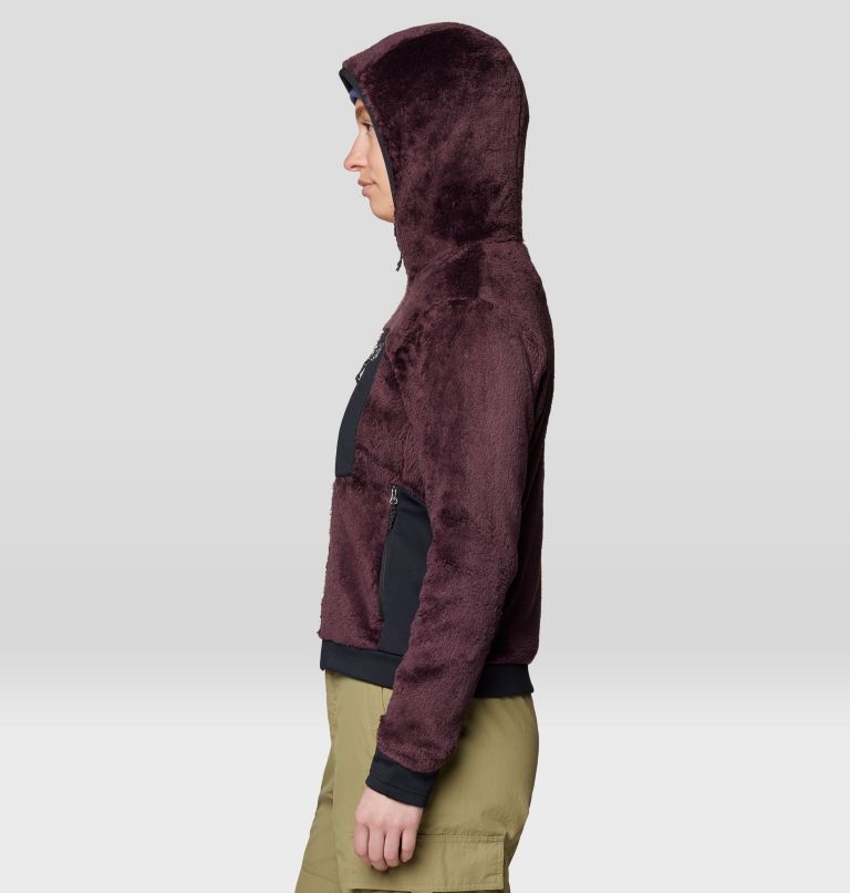 Women's Polartec® High Loft Hooded Jacket, Color: Blackberry, image 4