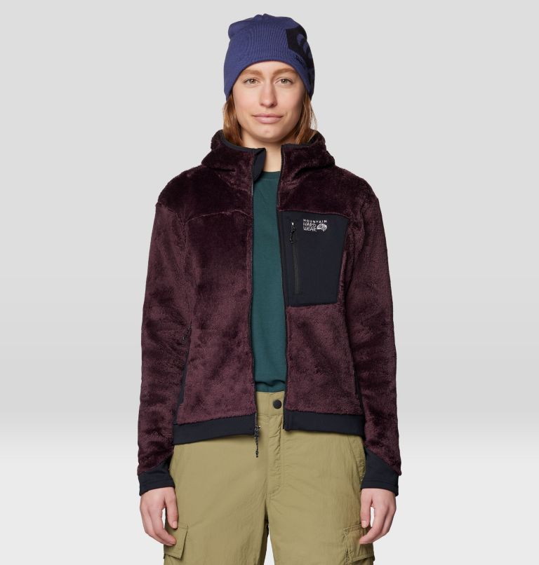 Women's Polartec® High Loft Hooded Jacket, Color: Blackberry, image 5