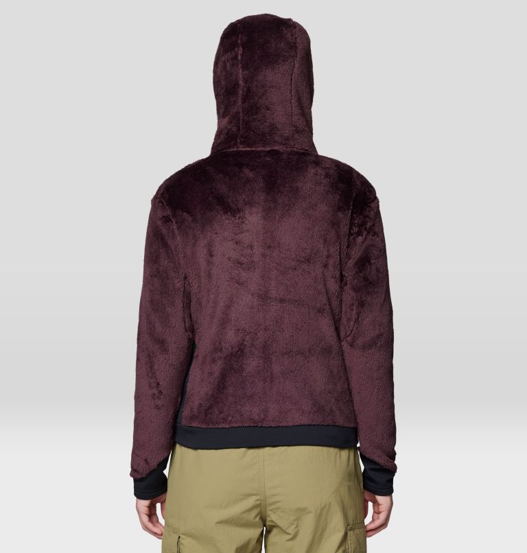 Women's Polartec® High Loft Hooded Jacket, Color: Blackberry, image 3