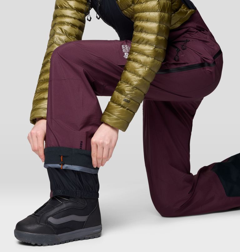 Women's Mythogen GORE-TEX PRO Bib, Color: Blackberry, Black, image 13