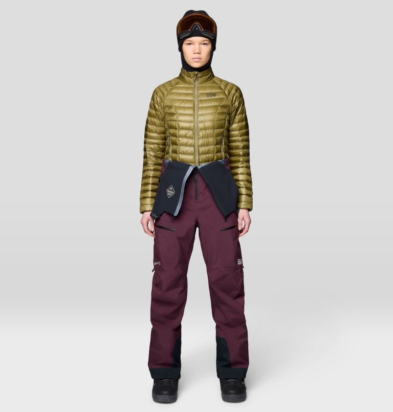Women's Mythogen GORE-TEX PRO Bib, Color: Blackberry, Black, image 7